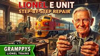 LIONEL E UNIT CLEAN REPAIR REWIRE STEP BY STEP#lionel#repair,#oscale#cleaning,#modeltrains,#rewire