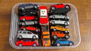 Unloading a Box Full of Cars