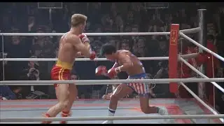 Rocky IV - 1st Round Fight with Ivan Drago - NO PAIN!!!! @rockyiv @rockyivfightscene