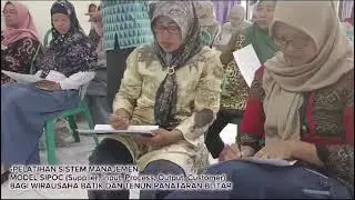 Pemberdayaan Manajemen Wirausaha Batik dan Tenun Menggunakan Model SIPOC