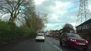 Driving On Tudor Way, Oldbury Road, Henwick Road & Hylton Road, Worcester, UK 31st December 2023