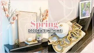 SPRING DECORATE WITH ME 2022 | ENTRYWAY SPRING DECOR IDEAS | PINK SPRING DECOR IDEAS 2022