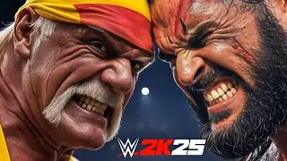 Hulk Hogan vs Braun Strowman | Steel Cage Match | WWE 2K25