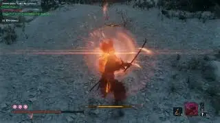 Sekiro Online Practice vs 芳泽堇 pt10 (Shuriken Sacred Flame Spiral Passage Great Raven) PvP MOD