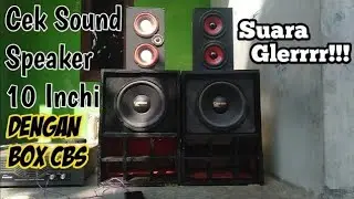 Ceks Sound Speaker Canon 10 Inch Pakai Box CBS Gimana Suaranya?