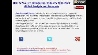 2015 Deep Analysis Report on Global HFC 227ea Fire Extinguisher Industry Trend