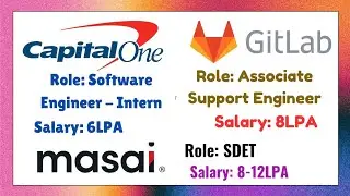 Capital One Hiring Intern | Gitlab Hiring Associate Support Engineer | Masai Hiring SDE |