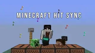 Minecraft syncing hits with the music