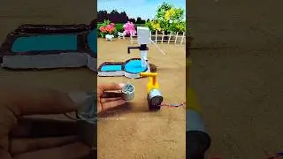 Mini hand pump project water with Supply motor water to Cow ideas #waterpump #shorts #63