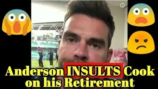 James Anderson insults ALASTAIR COOK in his cheeky off camera tribute