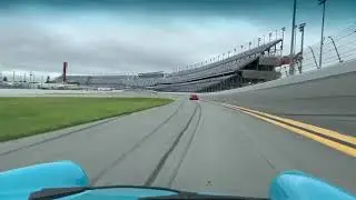 Parade lap Daytona International Speedway in a air cooled 911