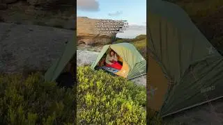 Wild camping in the Peak District 🏕️ #wildcampinguk #wildcamping #peakdistrict #peakdistrictwalks
