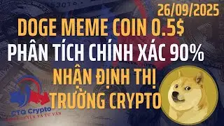 Doge Meme Coin Uptrend 2025 | Cấu Tr&uacute;c Vắt Khăn | Ph&acirc;n T&iacute;ch VSA | Đầu Tư Crypto