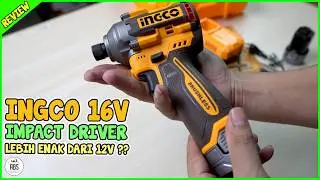 Ekosistem 16V TERBARU Ingco || CORDLESS BRUSHLESS IMPACT DRIVER 16V CIRLI16178 M16