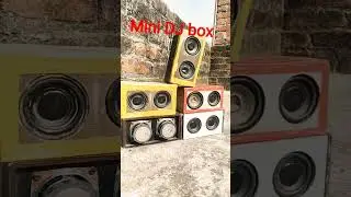 Mini dj setup |  Mini dj box | sound box | #dj #bass #automobile #so #soundchek #shorts #shortsfeed