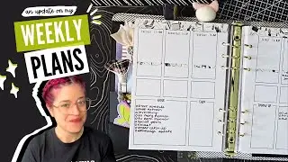 Plan with Me: LPA reviews last week and preps her A5 Weekly planner