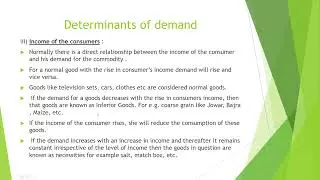 Determinants of Demand | demand and supply | IBBI Lecture Series | Lecture 04 | demand and supply