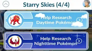 Starry Skies Special Research task (Which Path to Choose?) in Pokemon go.