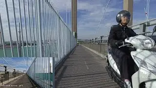 A Registered EU-Moped Using The Cycle Path - HDX 192