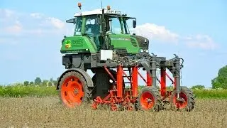 Special FENDT 310 Vario High Clearance - Hoeing apple trees