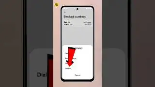 Block List Se Number Kaise Hataye | Block List Se Number Kaise Delete Kare |#shots #tech