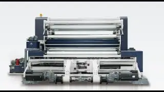 High speed  slitter of laminated paper of paper cup commissioning at APP China #rewindingmachine