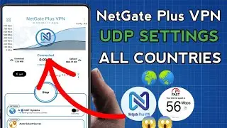 How To Setup NetGate Plus VPN with all Country UDP Settings For Secure Browsing 