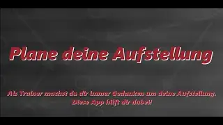 Erste 11 Fussball Aufstellungs Grafikprogramm