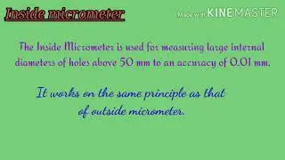Inside micrometer