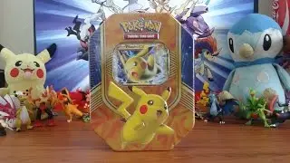Opening a Pikachu EX Tin