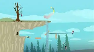 Can you swim up a waterfall?  Ultimate Chicken Horse
