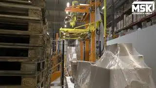 Houssage r&eacute;tractable MSK &ndash; Produits palettis&eacute;s par picking