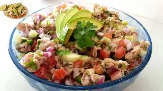 Delicioso Ceviche de Atun en Lata 🥗🍴👨‍🍳!!! Cris en la Cocina
