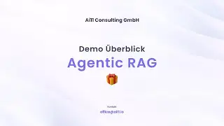 AGENTIC RAG DEMO. Wie autonome KI Antworten aus Ihren Daten findet