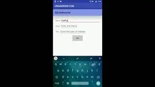Android | RecyclerView using SQL Database