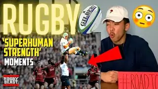 AMERICAN REACTS TO SUPERHUMAN RUGBY MOMENTS! 😳🏉💪