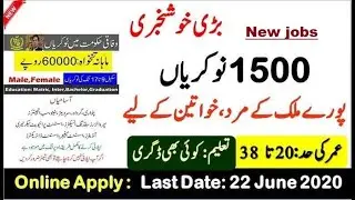 Latest 5000+ Jobs in Pakistan 2020 || Apply Online Jobs in Pakistan june 2020