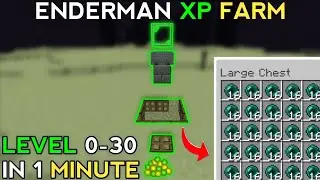 Easiest Enderman Farm tutorial in Minecraft - 1.21 (Unlimited Ender Pearls + XP)
