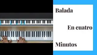 🎵🎹Como tocar balada fácil en piano (Básico) 🎶🎹