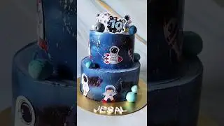 Space theme Cake for kids | Homemade cake #shorts #trending #cake #space #themecake #homemadecake