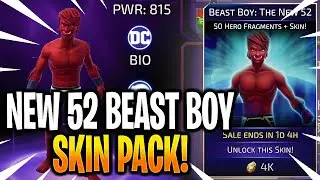 NEW 52 BEAST BOY SKIN OPENING & GAMEPLAY! - DC Legends
