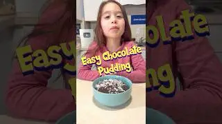 EASY CHOCOLATE PUDDING BY CHEF LIS | FOOD VIDEOS FOR KIDS AND ADULTS