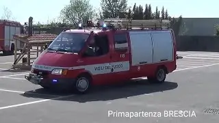 [Fischio/Pneumatica] AF/POLI Ford Transit+APS Eurofire Vigili del Fuoco Treviglio in Sirena