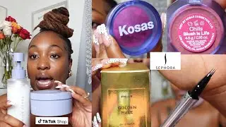 Beauty & Skincare Haul | Sephora, TikTok Shop: Fenty, Kosas, Benefit, Danessa Myricks, Saltair