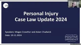 Personal Injury Case Law Update