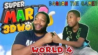 Wacky World 4: Daquon The Gamer and his Dads Journey through Super Mario 3D World.