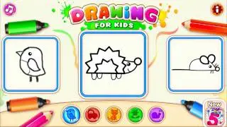 Drawing Kids Apps - Kids Learn How To Draw A Bird, Rabbit, Turtle, Mouse