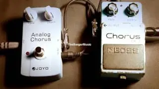 Boss Chorus CE-2 Japan vs JOYO Analog Chorus  pedal comparison