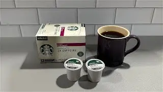 Starbucks Dark Roast Coffee K-Cups with 2X Caffeine
