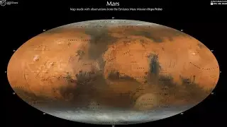 UAE Mars Hope Orbiter's New Map Reveals Detailed Insights into Martian Atmosphere